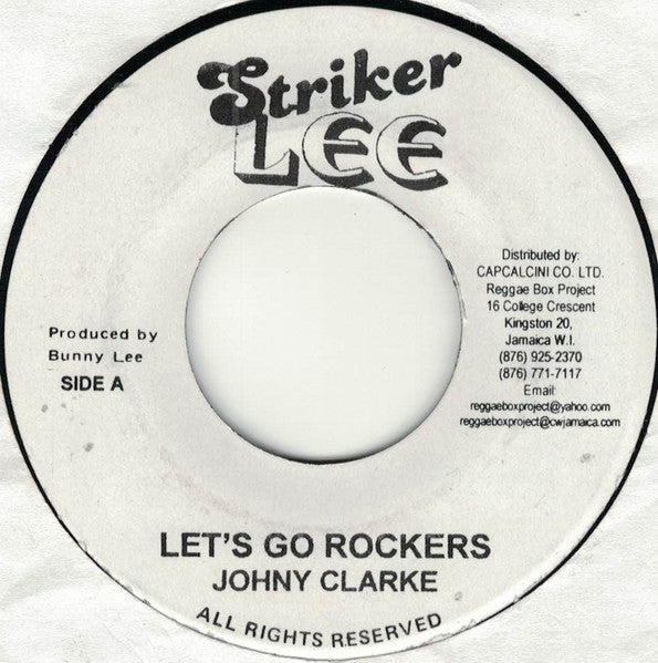 Johnny Clarke / The Aggrovators : Let's Go Rockers (7", RP)