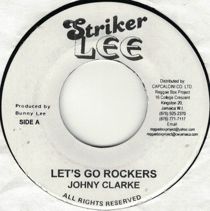 Johnny Clarke / The Aggrovators : Let's Go Rockers (7", RP)