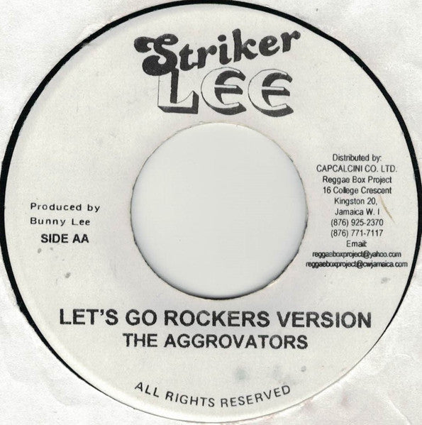 Johnny Clarke / The Aggrovators : Let's Go Rockers (7", RP)