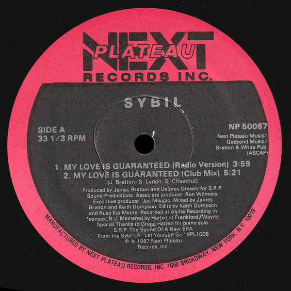 Sybil : My Love Is Guaranteed (12")