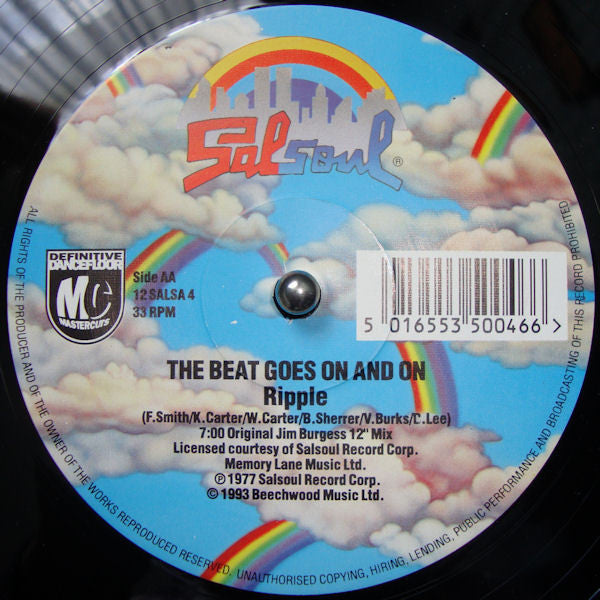 Instant Funk / Ripple : I Got My Mind Made Up / The Beat Goes On And On (12")