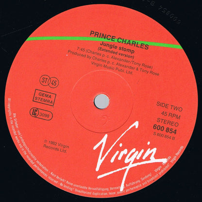 Prince Charles And The City Beat Band : Cash (Cash Money) (12", Single)