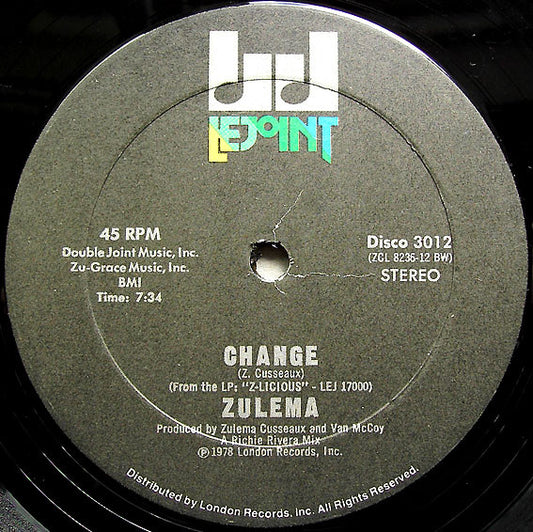 Zulema : Change (12")