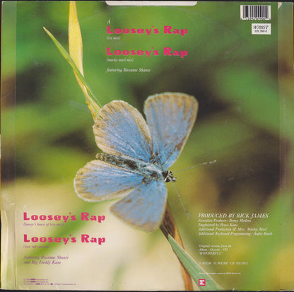 Rick James Featuring Roxanne Shanté And Big Daddy Kane : Loosey's Rap (12")