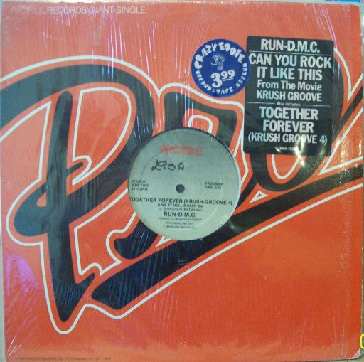 Run-DMC : Can You Rock It Like This (12")