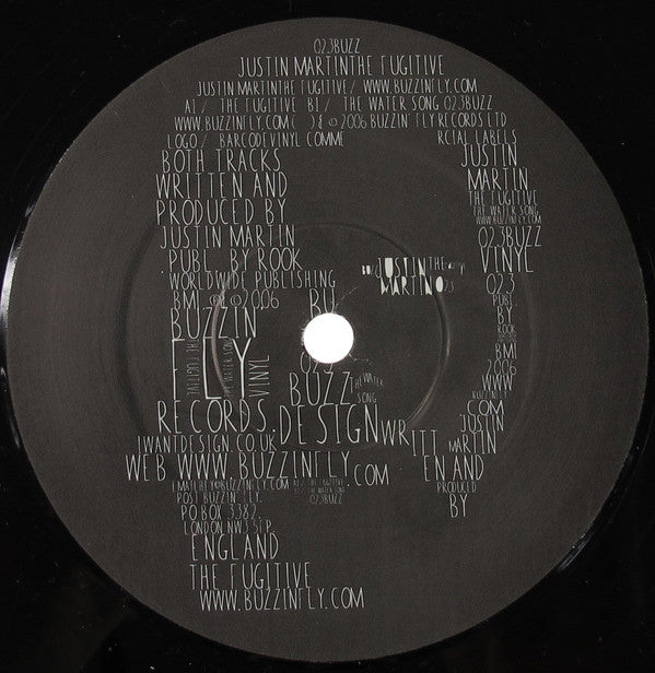 Justin Martin : The Fugitive (12")