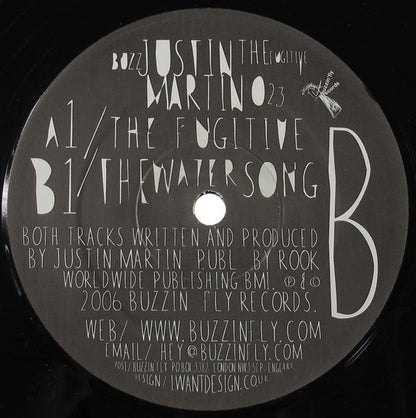 Justin Martin : The Fugitive (12")