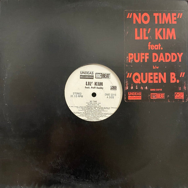 Lil' Kim Feat. Puff Daddy : No Time / Queen B (12", Single, Promo)