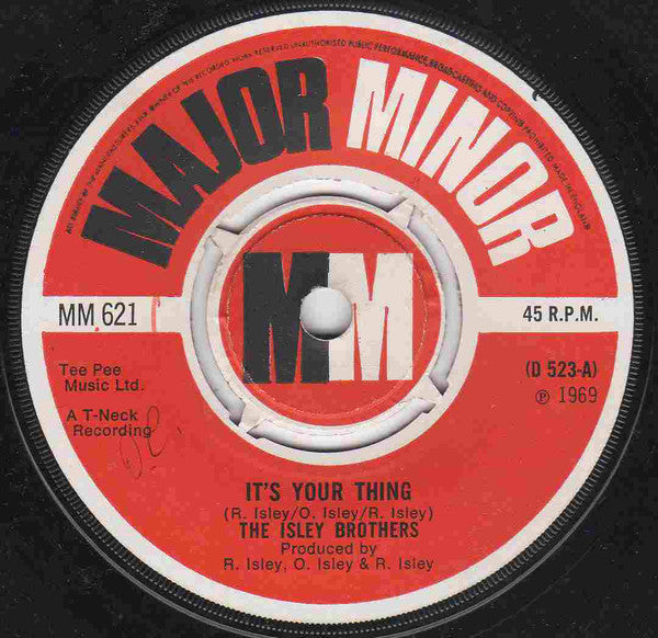 The Isley Brothers : It's Your Thing (7", Single)