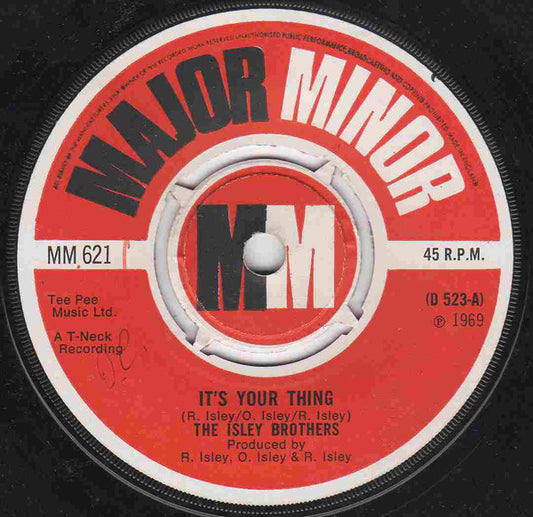 The Isley Brothers : It's Your Thing (7", Single)