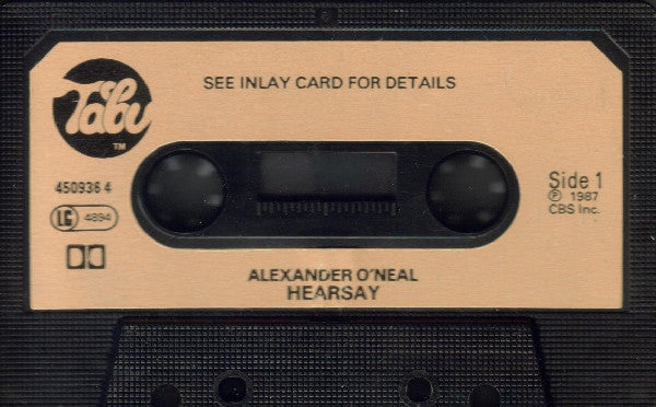 Alexander O'Neal : Hearsay (Cass, Album)