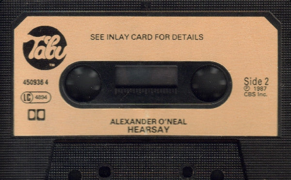 Alexander O'Neal : Hearsay (Cass, Album)