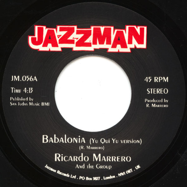 Ricardo Marrero And The Group* : Babalonia (7", Single)