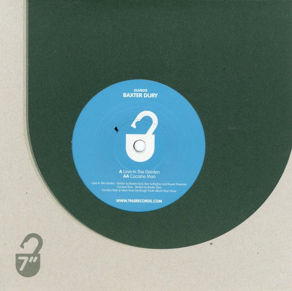 Baxter Dury : Love In The Garden / Cocaine Man (7")