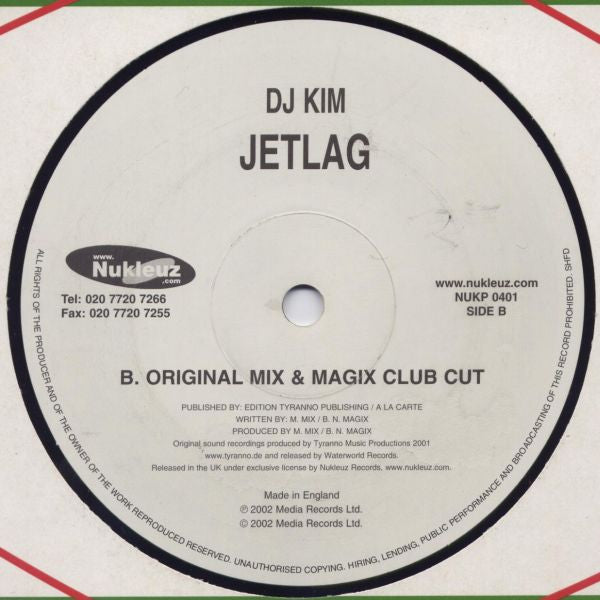 DJ Kim : Jetlag (12")