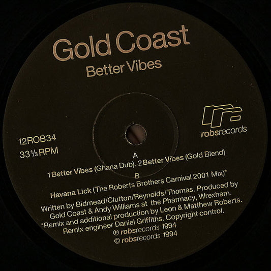 Gold Coast : Better Vibes / Havana Lick (12")
