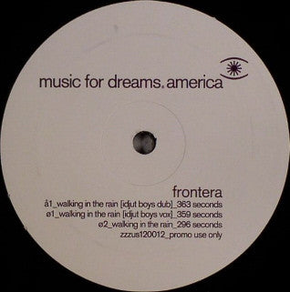 Frontera : Walking In The Rain (12", Promo)
