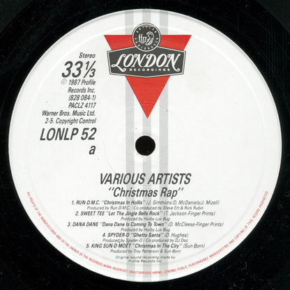 Various : Christmas Rap (LP, Comp)