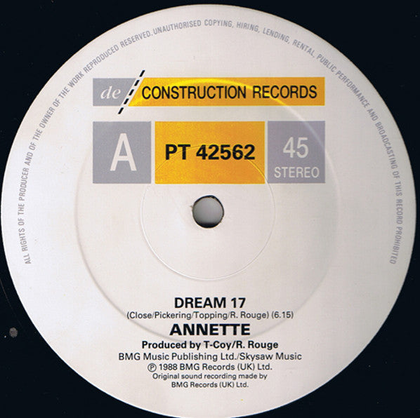 Annette : Dream 17 (12")
