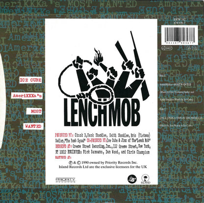 Ice Cube : AmeriKKKa's Most Wanted (7", Single)