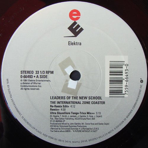 Leaders Of The New School : The International Zone Coaster (12")