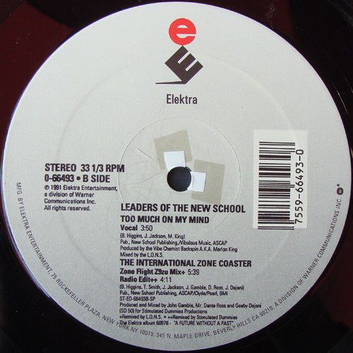 Leaders Of The New School : The International Zone Coaster (12")