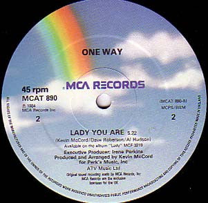 One Way : Mr. Groove / Lady You Are (12", Single)