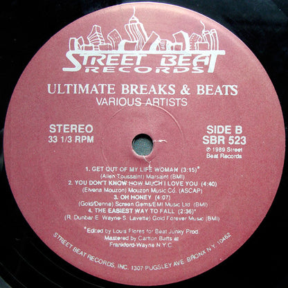 Various : Ultimate Breaks & Beats (LP, Comp, RE, Unofficial)