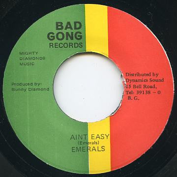 Emerals : Ain't Easy (7")