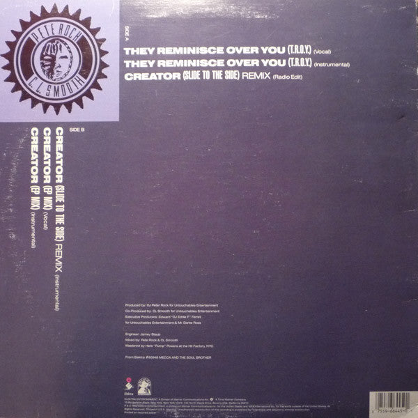 Pete Rock & C.L. Smooth : They Reminisce Over You (T.R.O.Y.) (12")