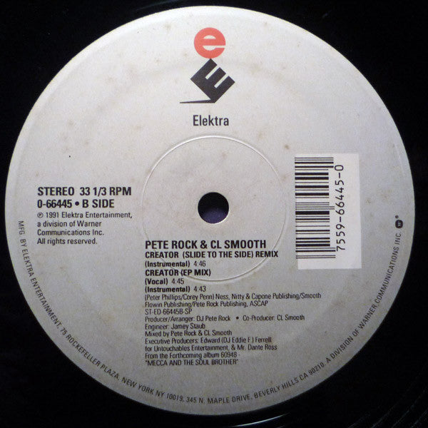 Pete Rock & C.L. Smooth : They Reminisce Over You (T.R.O.Y.) (12")