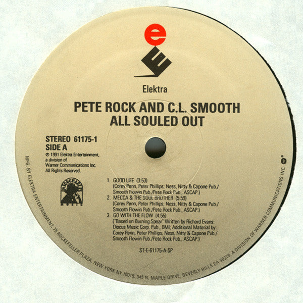 Pete Rock & C.L. Smooth : All Souled Out (12", EP)