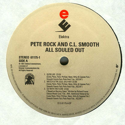 Pete Rock & C.L. Smooth : All Souled Out (12", EP)