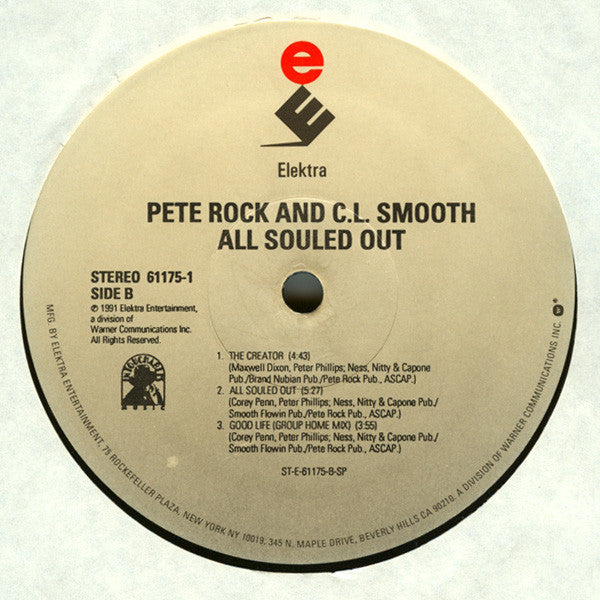 Pete Rock & C.L. Smooth : All Souled Out (12", EP)