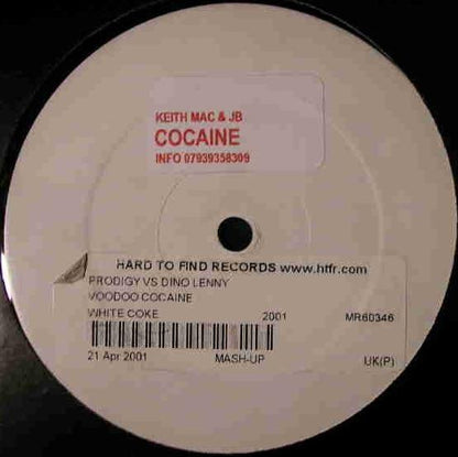 The Prodigy vs. Dino Lenny : Voodoo Cocaine (12", S/Sided, Unofficial, Sti)