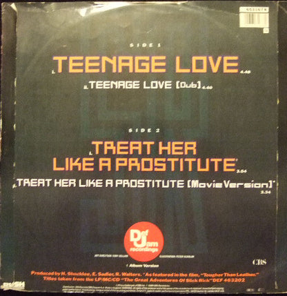 Slick Rick : Teenage Love / Treat Her Like A Prostitute (12")