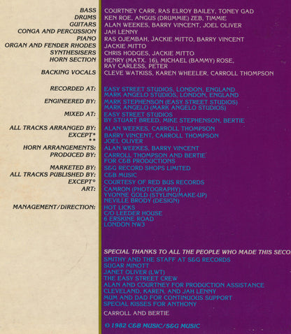 Carroll Thompson : Carroll Thompson (LP, Album)