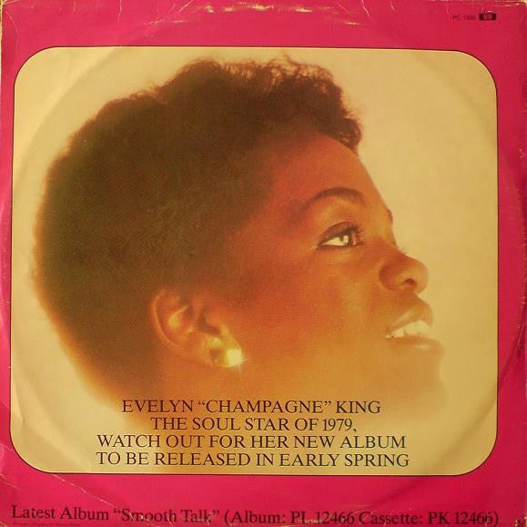 Evelyn "Champagne" King* : I Don't Know If It's Right (12", Single, Ltd)