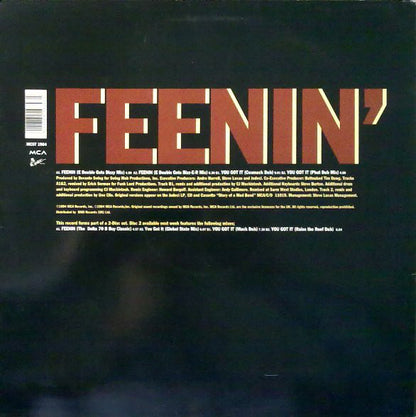Jodeci : Feenin' (12", Single, 1/2)