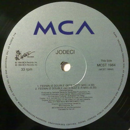 Jodeci : Feenin' (12", Single, 1/2)