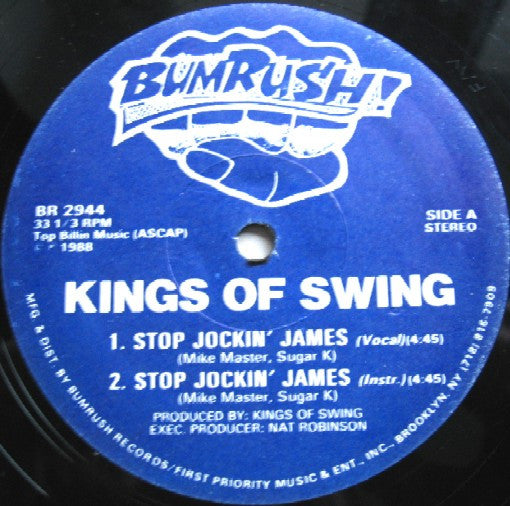 Kings Of Swing : Stop Jockin' James (12")