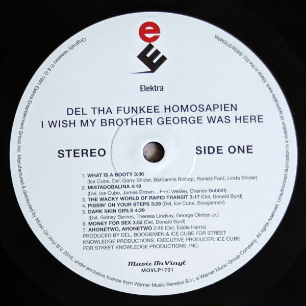 Del Tha Funkee Homosapien : I Wish My Brother George Was Here (LP, Album, RE, 180)