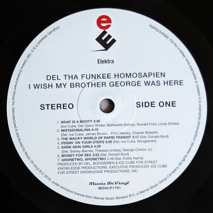 Del Tha Funkee Homosapien : I Wish My Brother George Was Here (LP, Album, RE, 180)