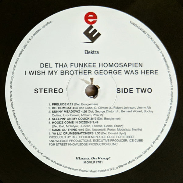 Del Tha Funkee Homosapien : I Wish My Brother George Was Here (LP, Album, RE, 180)