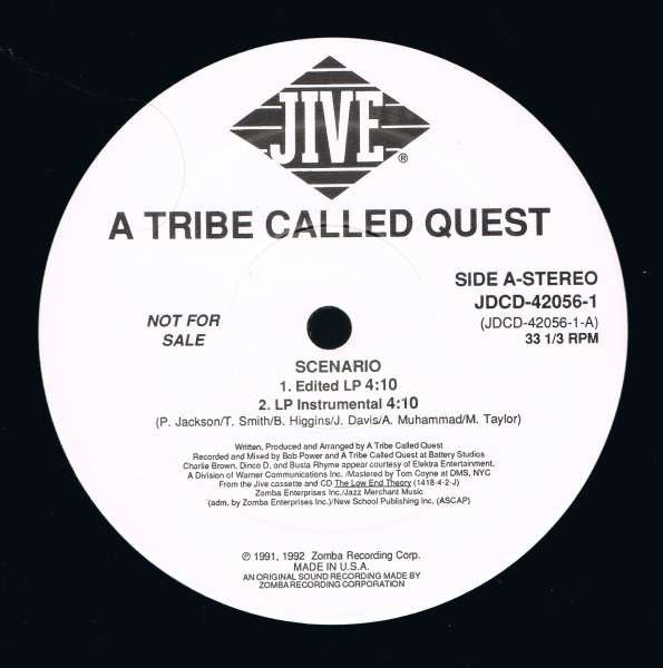 A Tribe Called Quest : Scenario (12", Promo)