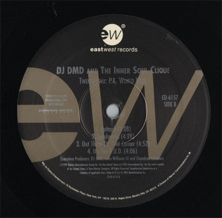 DJ DMD And The Inner Soul Clique : Twenty-Two: P.A. World Wide (2xLP, Album, Promo, Cle)