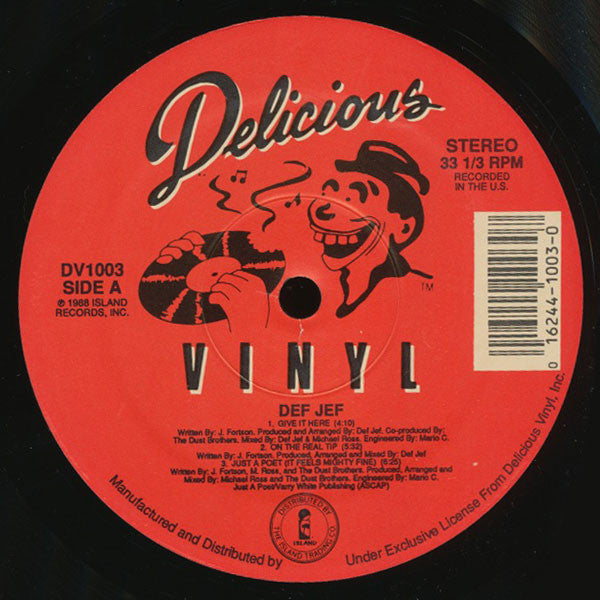Def Jef : Give It Here (12", Bla)