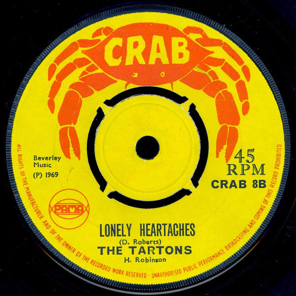 Derrick Morgan / The Tartons : Seven Letters / Lonely Heartaches (7", Single)