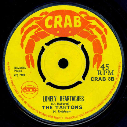 Derrick Morgan / The Tartons : Seven Letters / Lonely Heartaches (7", Single)
