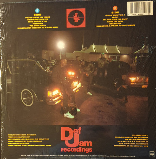 Public Enemy : Yo!  Bum Rush The Show (LP, Album)